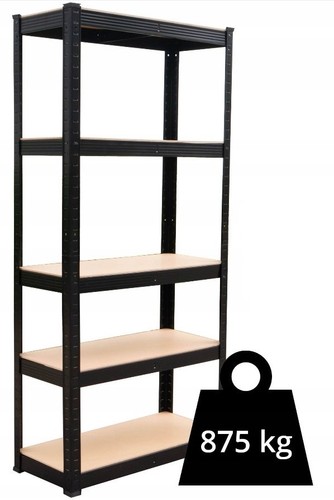 Scaffale portaoggetti nero