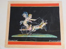 Antonio FRANCIONE (1907-1987) BEL DISEGNO ANGELI CAPRE POMPEI ERCOLANO ITALIA