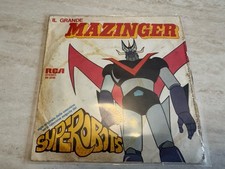 IL GRANDE MAZINGER E JEEG SUPEROBOTS SIGLA CARTONI ANIMATI DISCO VINILE 45 GIRI
