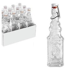 SET 12 PZ BOTTIGLIE IN VETRO