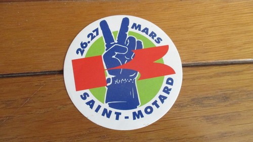 Sticker vintage saint motard - sticker, -motard