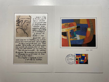 1986 Francia Folder Filatelico Maurice Esteve - Skibet