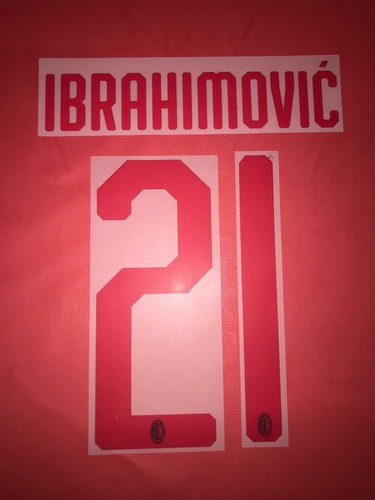 Kit ibrahimovic rosso - ibrahimovic',