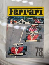 FERRARI 1978 ANNUARIO MONDIALE F1 GARE SPORT AUTO MARANELLO