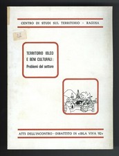 libro TERRITORIO IBLEO E BENI CULTURALI Atti dell'incontro '82 RAGUSA
