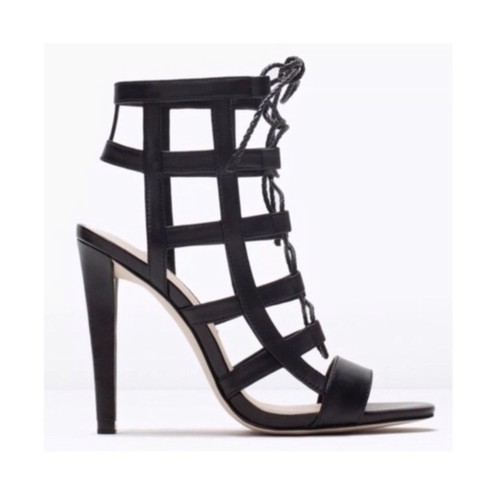 Zara leather shoes women - leather,
