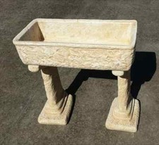 LAVANDINO BAGNO DA ESTERNO LAVABO APPOGGIO LAVELLO VASCA CEMENTO RUSTICO CUCINA 