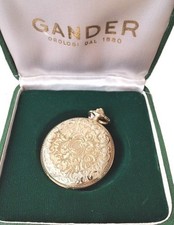 GANDER dal 1880 orologio da tasca in oro giallo 18 carati degli anni '70 Vintage