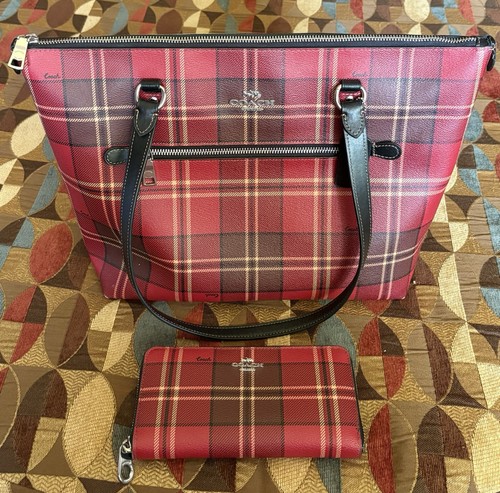 Borsa coach gallery con stampa - borsa,