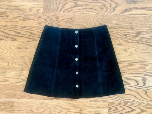 Topshop suede genuine leather - topshop,