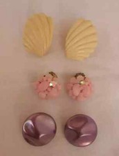 LOTTO 3 paia Orecchini  NAPIER e JAPAN vintage americani anni 60