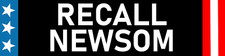 Recall Gavin Newsom Bumper Sticker | Can The Liberal California Governor 