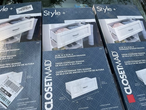 Closetmaid 1882 style kit - 3x,