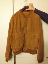 giubbotto pelle scamosciata uomo usato