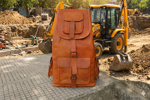 Zaino vintage pelle - og, in