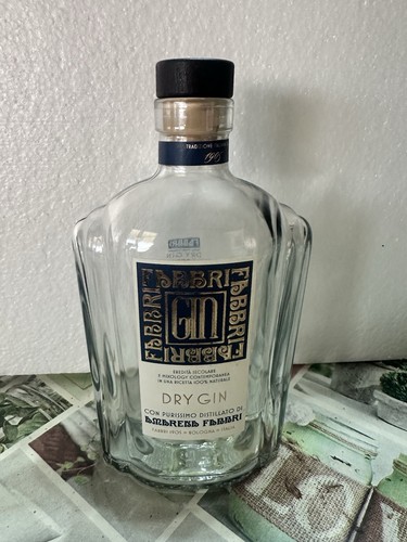 Bottiglia vuota gin fabri - vuota,