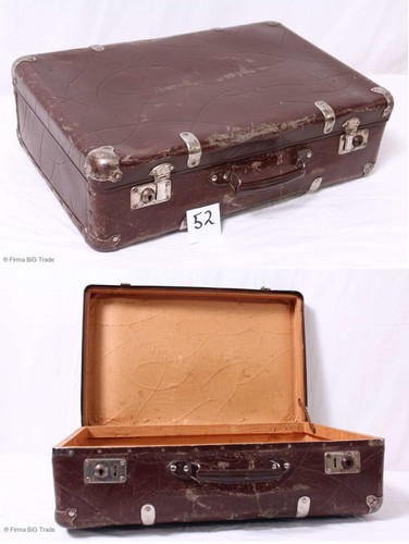 Valigia rigida antica shabby