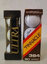 Lotto Wilson Ultra Tour 432 White + Pinnacle 384 90 Palline Da Golf Vintage 