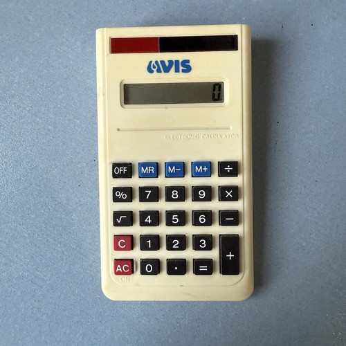 Calcolatrice avis vintage - avis,
