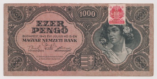 Hungary 1000 pango year - hungary,