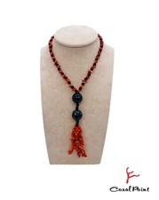 COLLANA  CORALLO ROSSO E AGATA