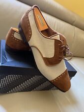 Scarpe Uomo Scamosciate e Tela  Fatte a Mano, Marca “FraGiacomo” Nr.43, Nuove.