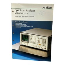 ANRITSU MS710C/D/E/F SPECTRUM