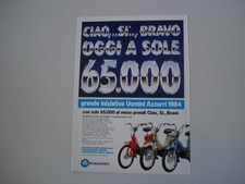 advertising Pubblicità 1984 PIAGGIO 50 CIAO SI BRAVO