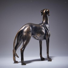 Statua di cane levriero