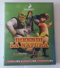 Shrek & Il Gatto Con Gli stivali Album Raccoglitore Card Completo
