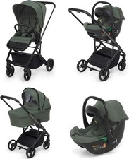 Foppapedretti Tictoc Passeggino Trio 0-4 A + Carrozzina + Seggiolino Olive