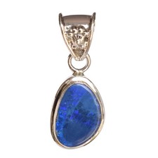 Ciondolo doppio opale di fuoco