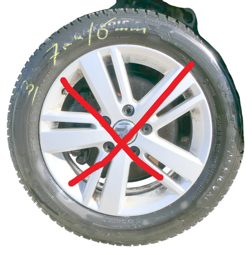 Golf 8p 205 55 r16 - 1x, vw