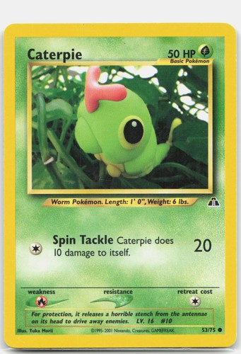Caterpie unlimited common neo - caterpie,