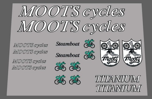 Set decalcomanie moots - moots, cycles