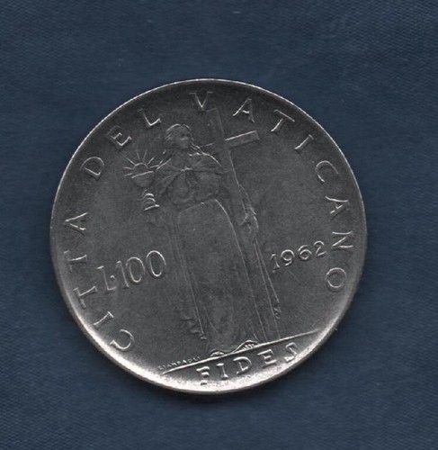Vaticano 1962 lire 100 spl - 1962,