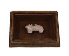 Orso Zuni fetish con cornice