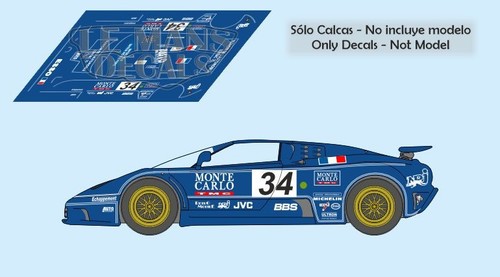 Decals bugatti eb110 - bugatti,