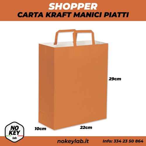 Shopper carta kraft borse - shopper,