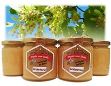 Miele di tiglio bavarese quattro vasetti da 500g, miele da apicoltura propria miele da apicoltore