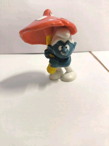 Puffo con ombrello fungo - puffo,