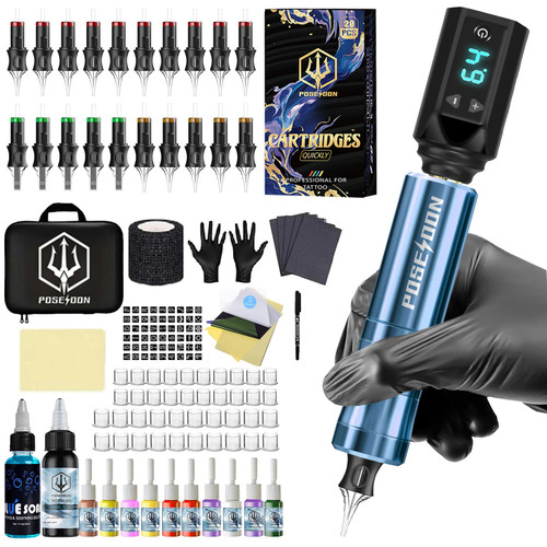 Kit tatuaggio poseidon - v5,