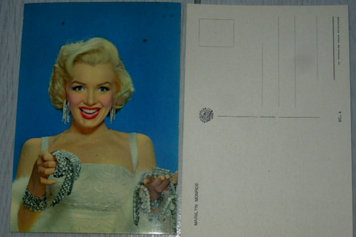 Marilyn monroe cartolina - monroe,