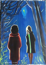 Fantuzzi Eliano olio su tela