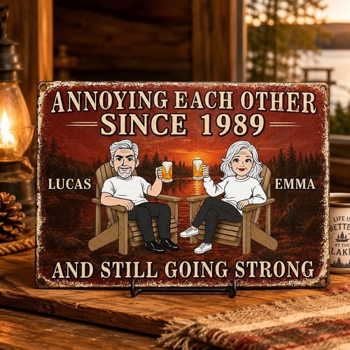 Insegna metallo - in,