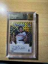 2020/21 Panini Mosaic serie a Zico auto Gold /10 Bgs 9.5/10