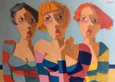 LUCIO DIODATI - Acrilico su Tela - 50x40