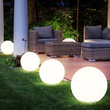 Set Di 4 Lampade Solari Da Esterno A Sfera Per Illuminazione Del Giardino