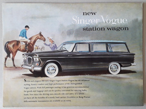 Brochure singer vogue station - brochure,