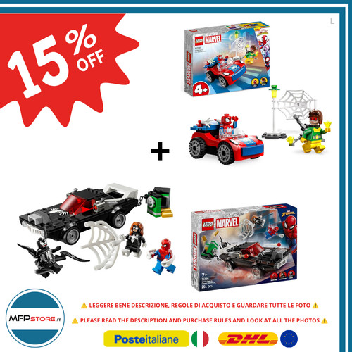 Lotto lego marvel spider man - lego, spider-man